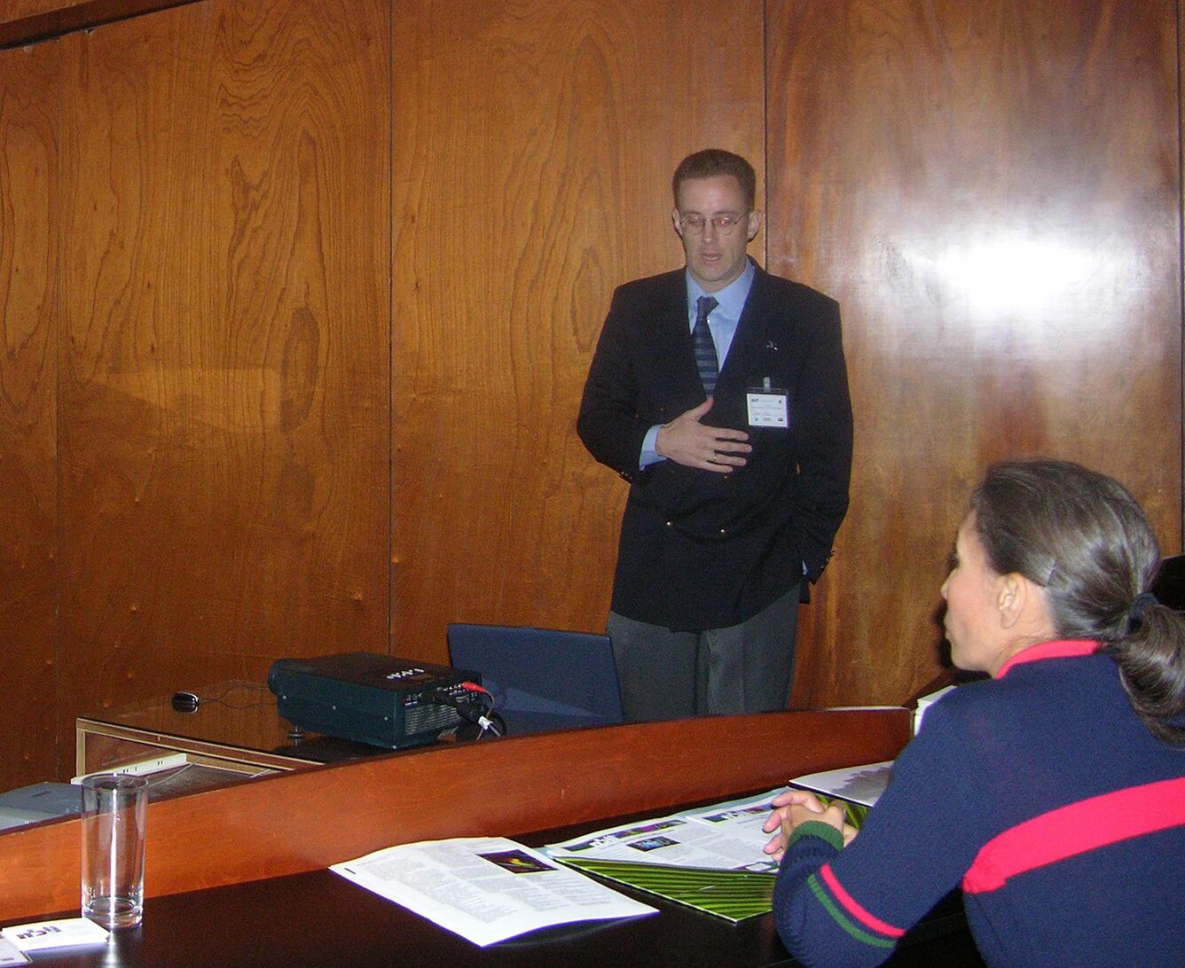 Image: Presentation at Paraguay Biodiversity Informatics Workshop