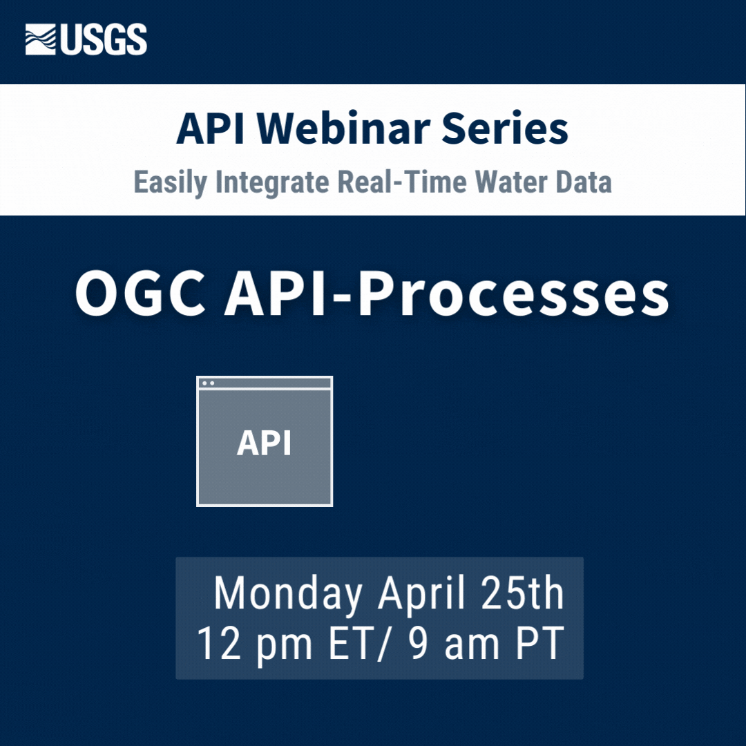 API Webinar Series graphic - OGC API-Processes