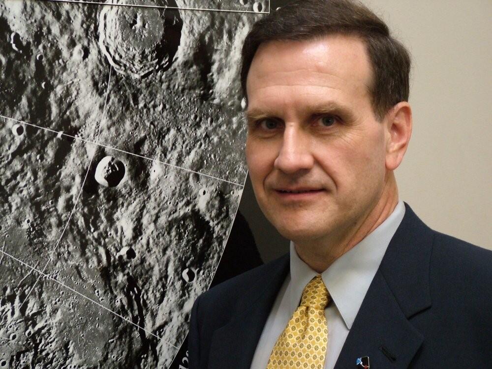 A lunar crater named for Dr. Paul D. Spudis