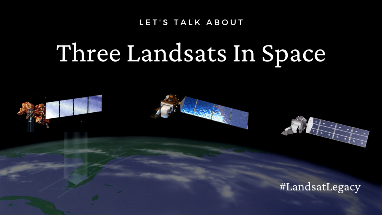 Three Landsats in Space