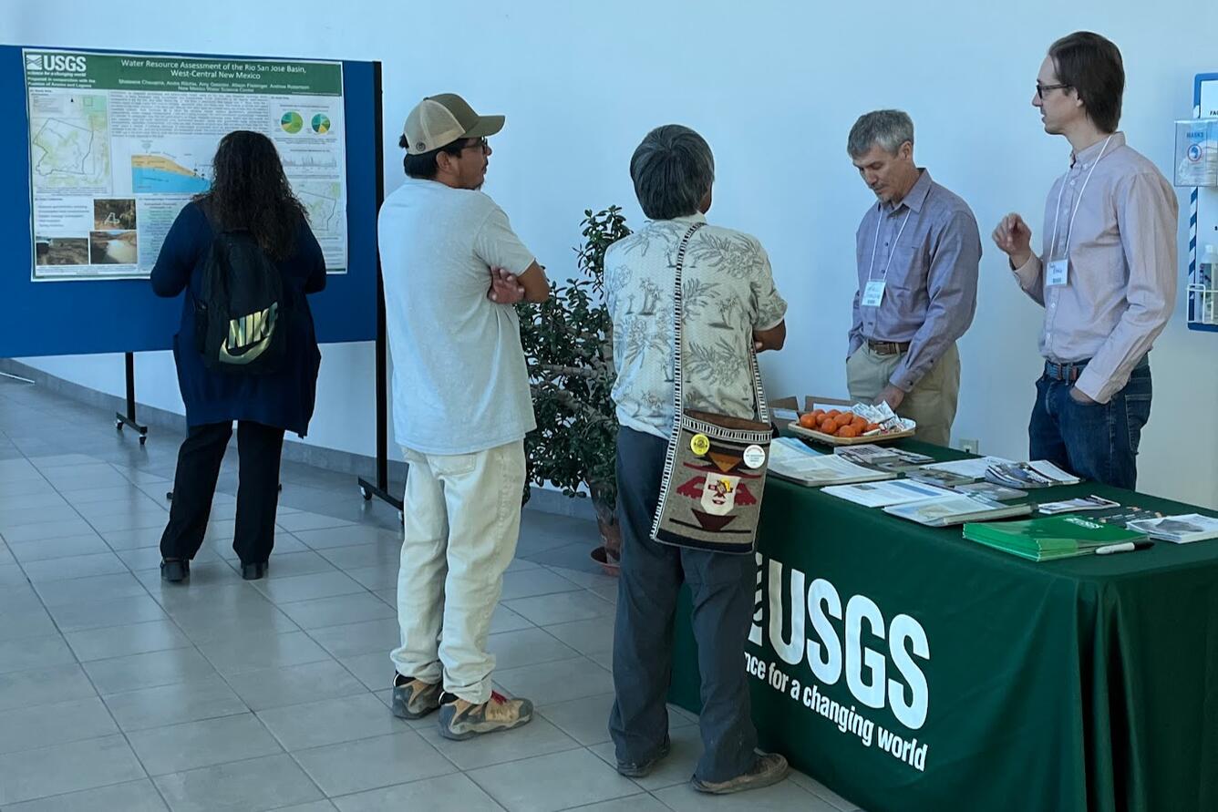 Photograph taken at USGS ASIST Project Open House related to Drought Issues in Tribal Lands in and near the Colorado River Ba