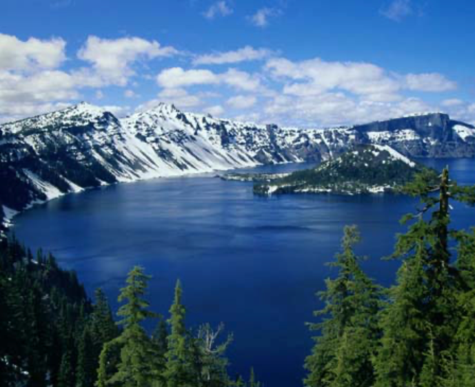 View of Crater Lake 
