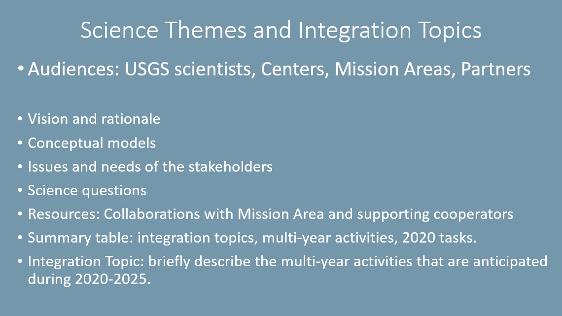 USGS Chesapeake Themes and Multi-year Work Plan PPT pg 16