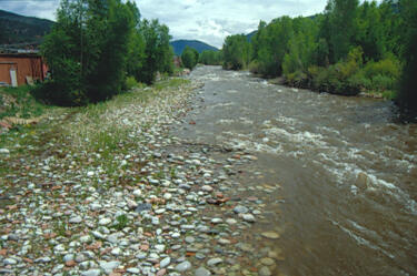 Roaring Fork River at Basalt, CO, May 2001