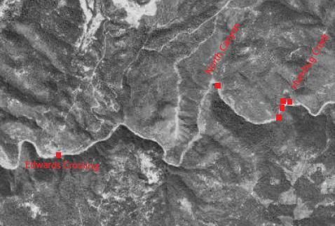 Satellite view of sampling locations