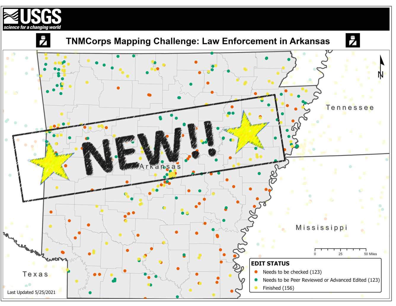 TNMCorps Mapping Challenge: Law Enforcement in AR NEW