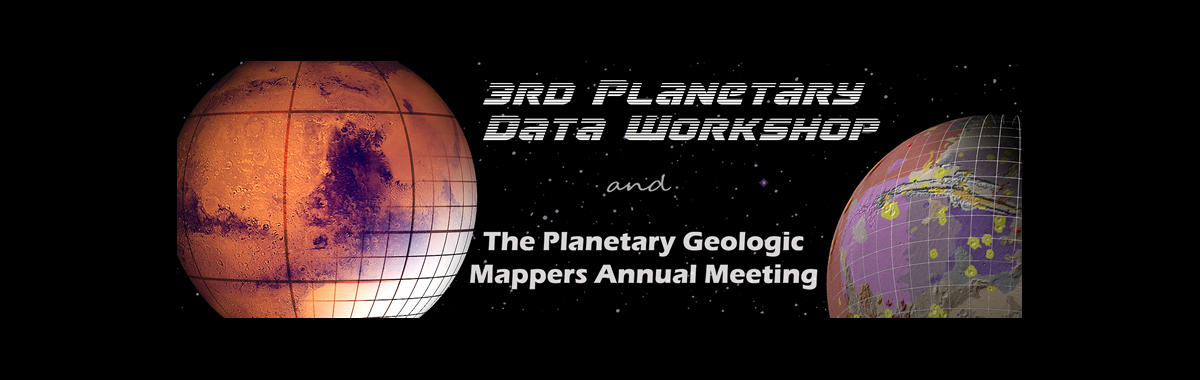 Planetary Data Workshop Banner
