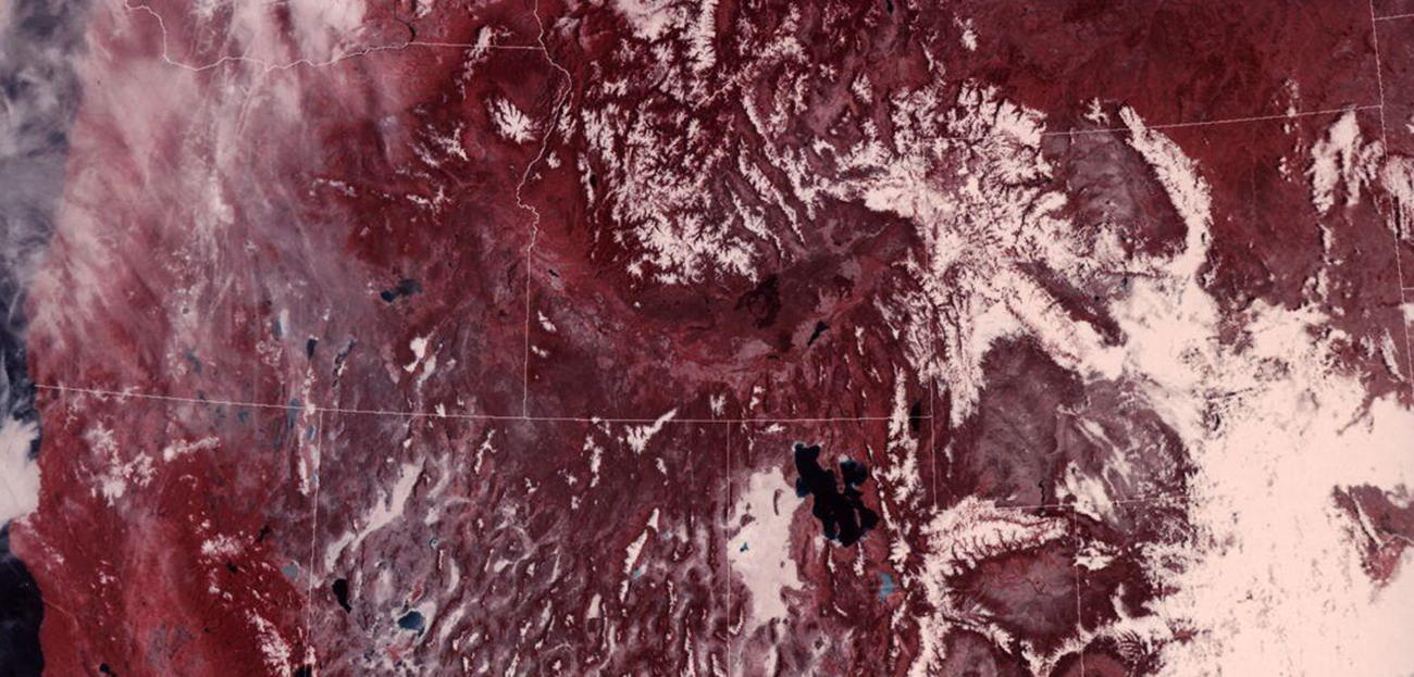 AVHRR infrared satellite image