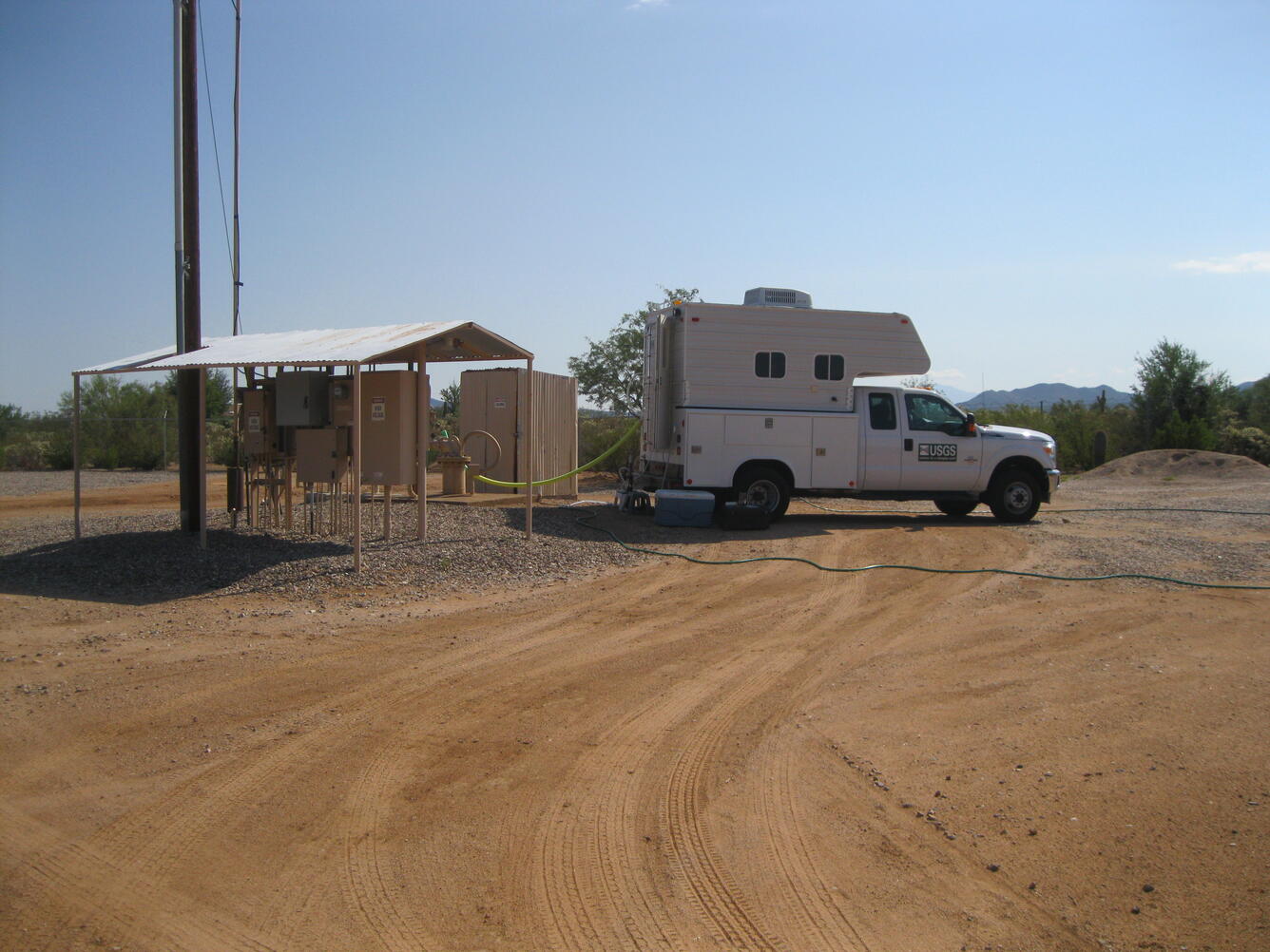 Photo of AzWSC mobile water-quality lab used to process samples in the field.
