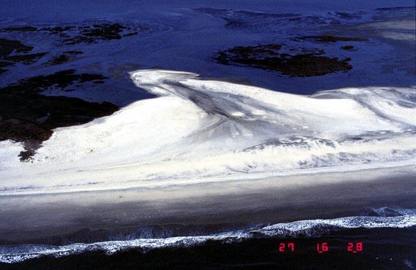 Overwash, February 1998, Northeaster, Assateague Island, VA