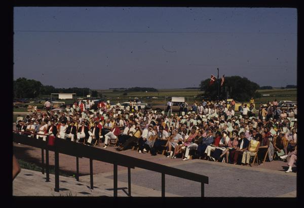 USGS EROS Building Dedication ceremony color photo - 1973