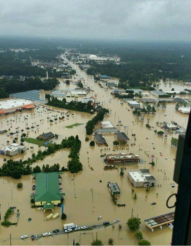 Area Flooding Inundation Louisiana