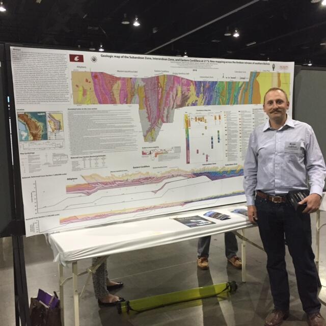 Picture of 1st Place, 2016 Best Student Geologic Map Competition:  Ryan Anderson, Washington State University