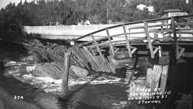 Bridge over the Fall River 1937