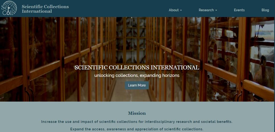 Scientific Collections International Home Page