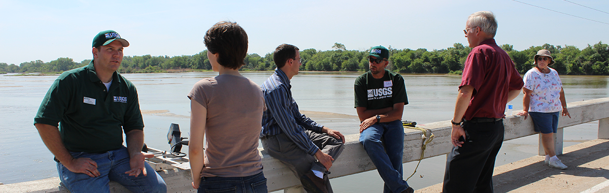 Outreach on the bridge above the Platte River at Duncan, Nebr.