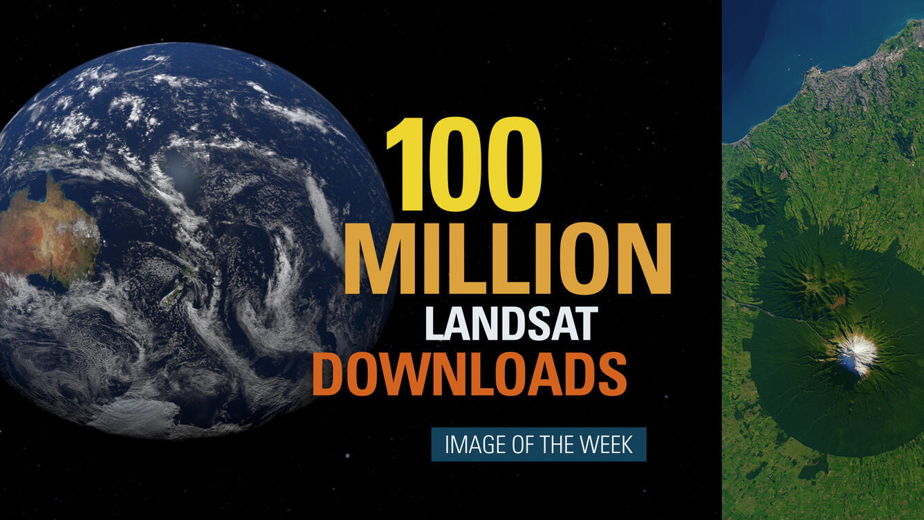 Thumbail for Image of the Week - 100 Million Landsat Downloads