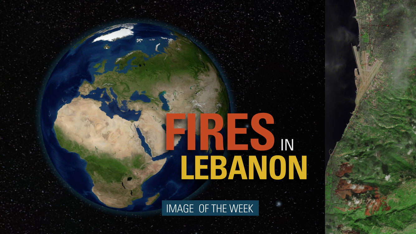 Thumbail for Image of the Week - Fires In Lebanon