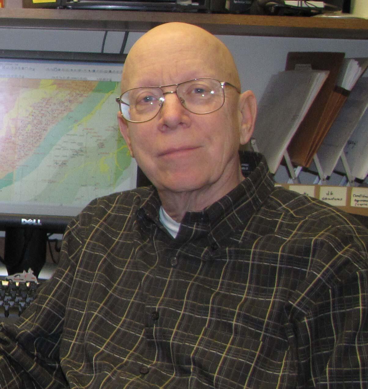 Photo of geologist Jon E Haacke