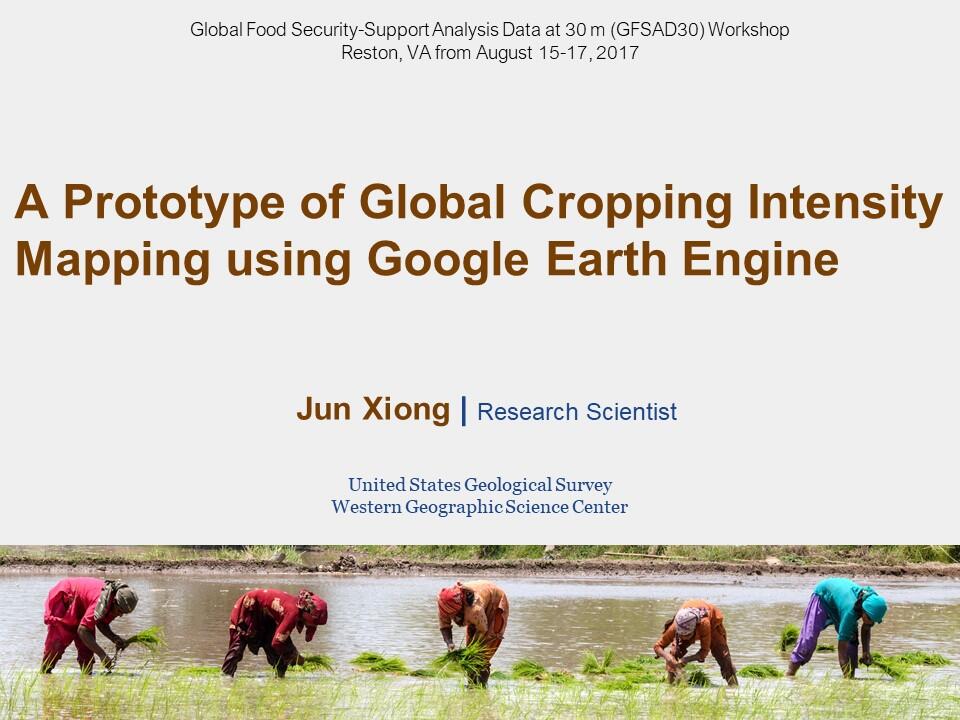 A Prototype of Global Cropping Intensity Mapping