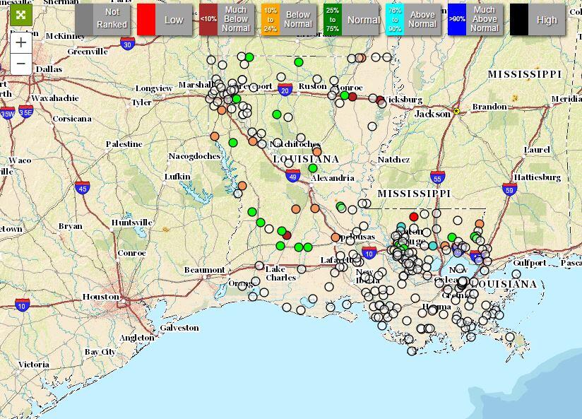 Louisiana Current Water Conditions Image