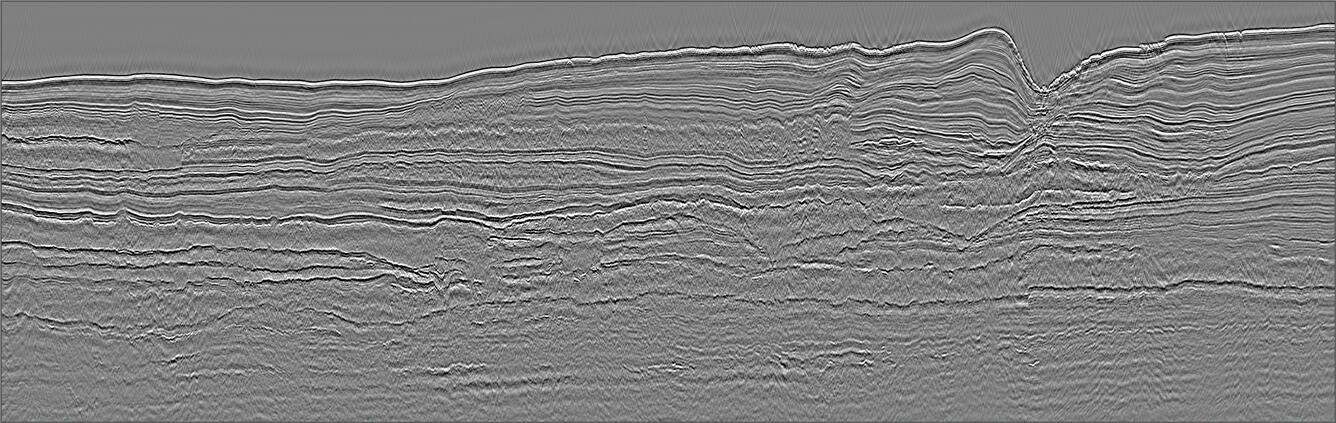 Multichannel seismic image 