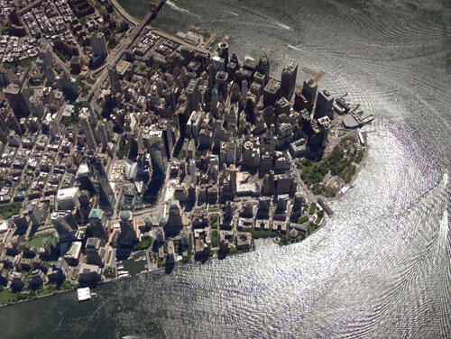 NGS oblique image of Manhattan
