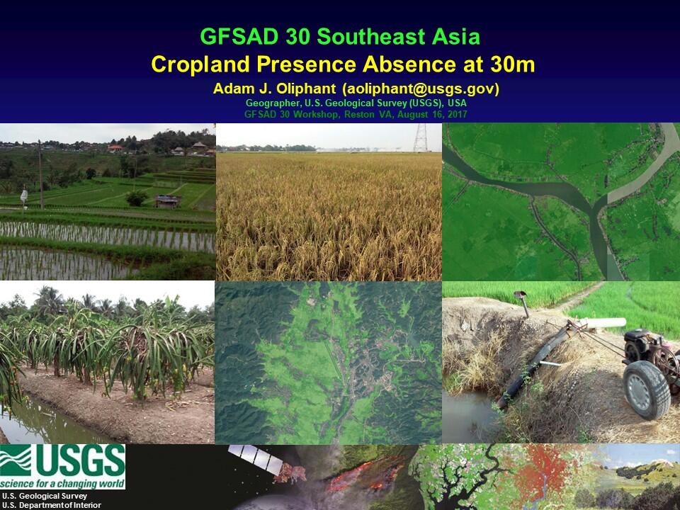 GFSAD 30 Southeast Asia Cropland Presence Absence