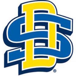 Official logo of South Dakota State University with S looped into the D
