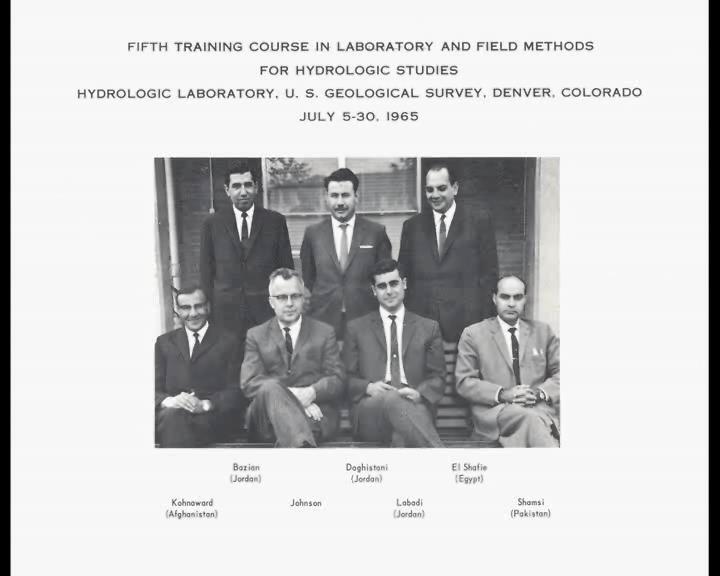 Fifth Training Course in Laboratory and Field Methods