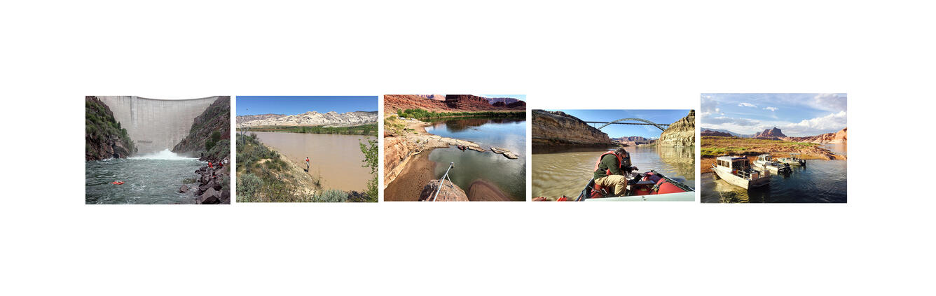 Collage of photos from the Upper Colorado River Basin