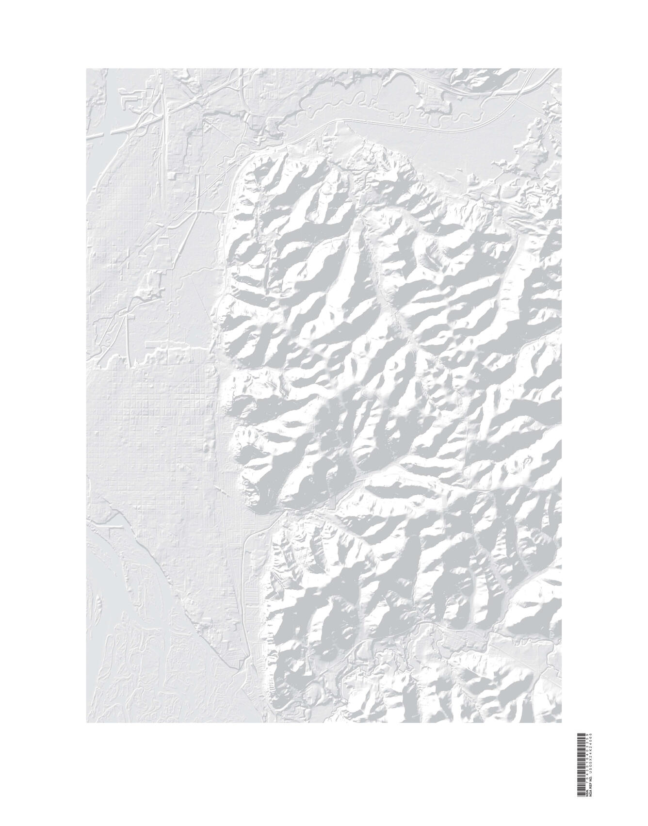 WI LaCrosse Shaded Relief US Topo (Browse Image for Story Map)