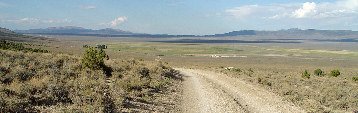 Drilling near Goshute Valley, Nevada
