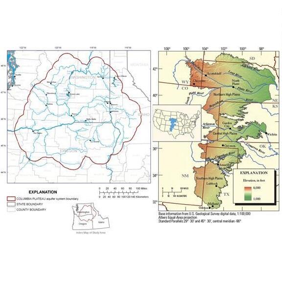 Columbia Plateau and High Plains regional aquifer systems