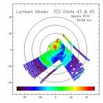 TES data, showing Lambert albedo and TES “ T20 "