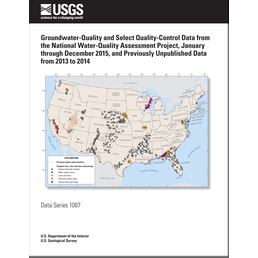 Cover of USGS data series 1087