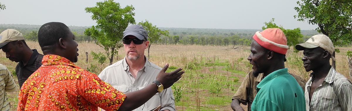 USGS NVWSC Director, Dave Berger, on his annual trip to west Africa to teach geophysics to local hydrologists