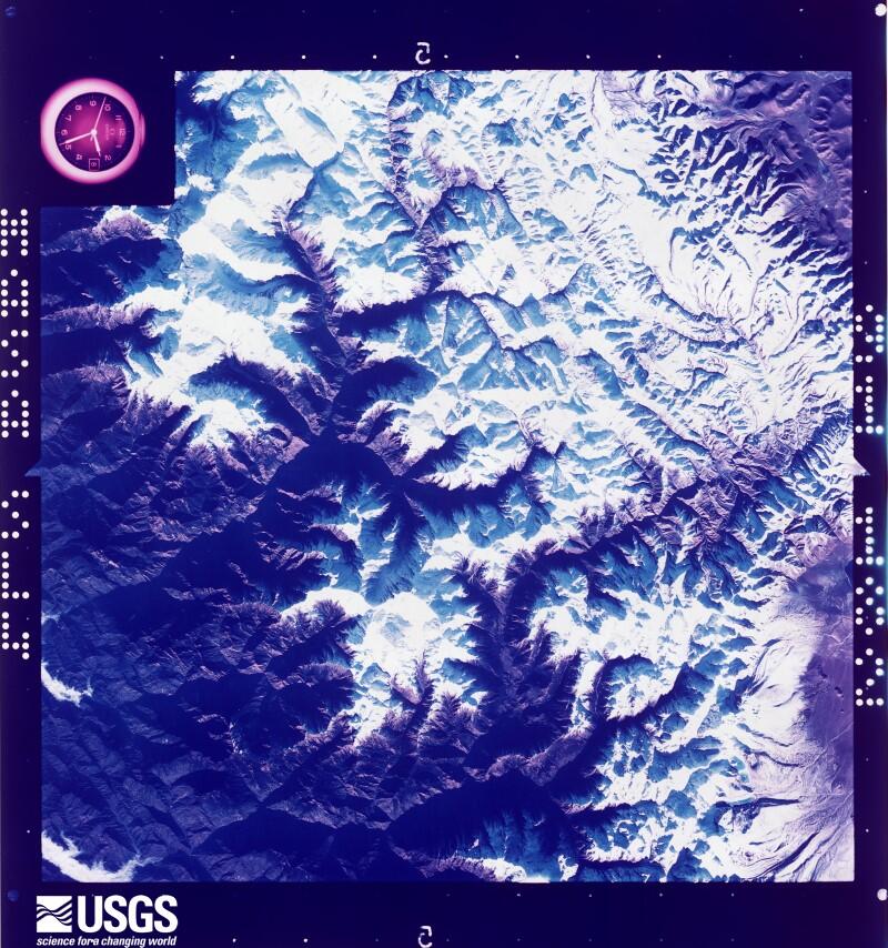 NASA Skylab Satellite - Lajo Dada, Nepal - Border of Nepal and Tibet