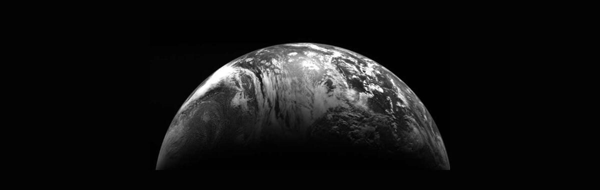 Earth taken by Messenger WAC