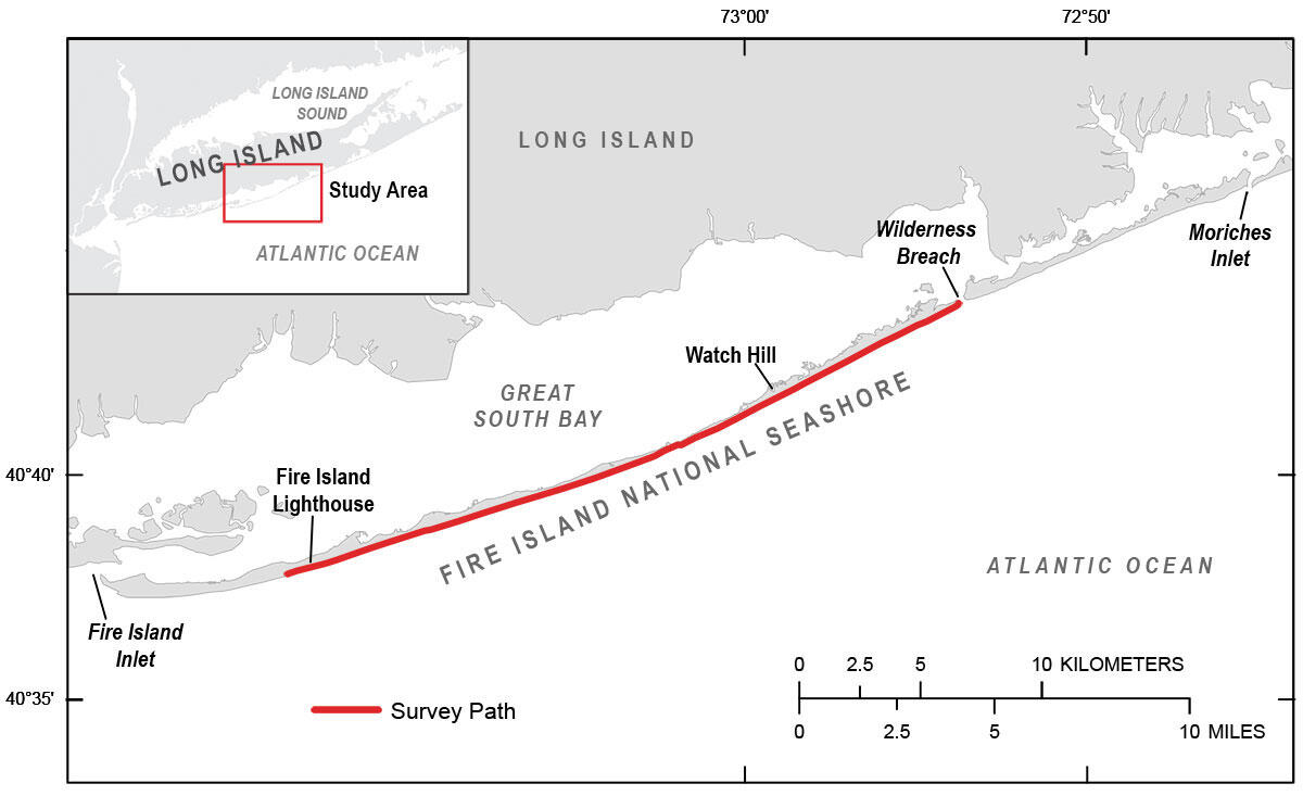 April 1, 2014 ground-based lidar beach survey extents