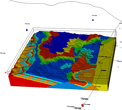 Model framework for the Long Canyon study, Nevada