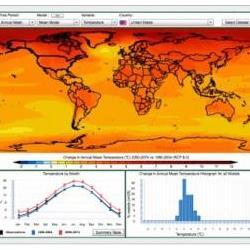 Image of the Global Climate Change viewer