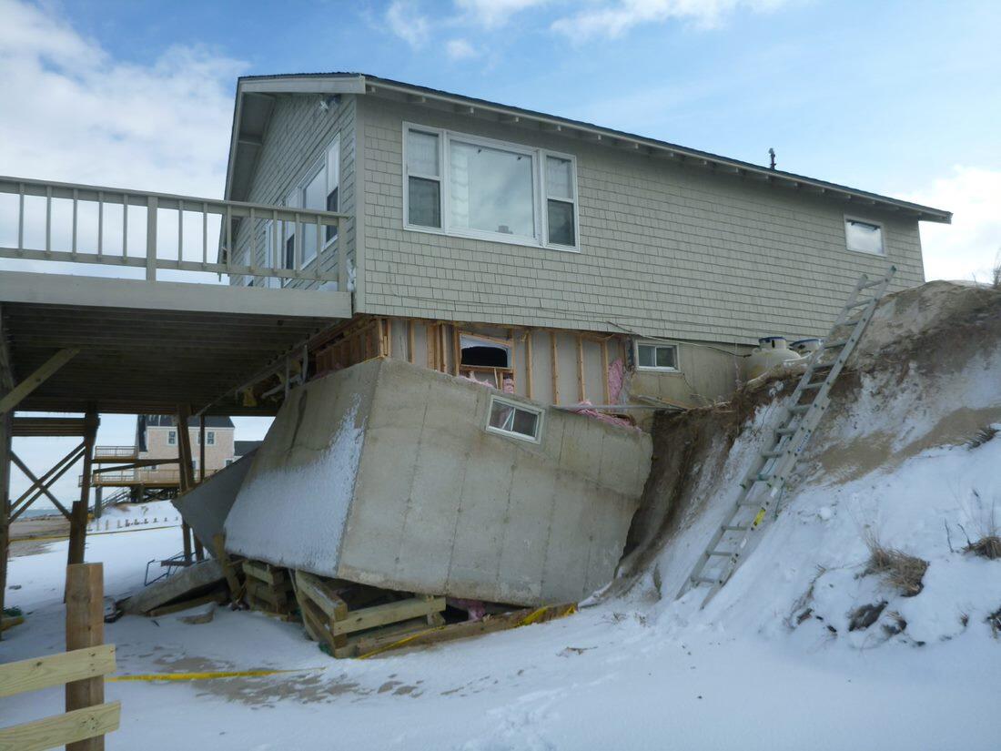 House damaged by February 2021 storm