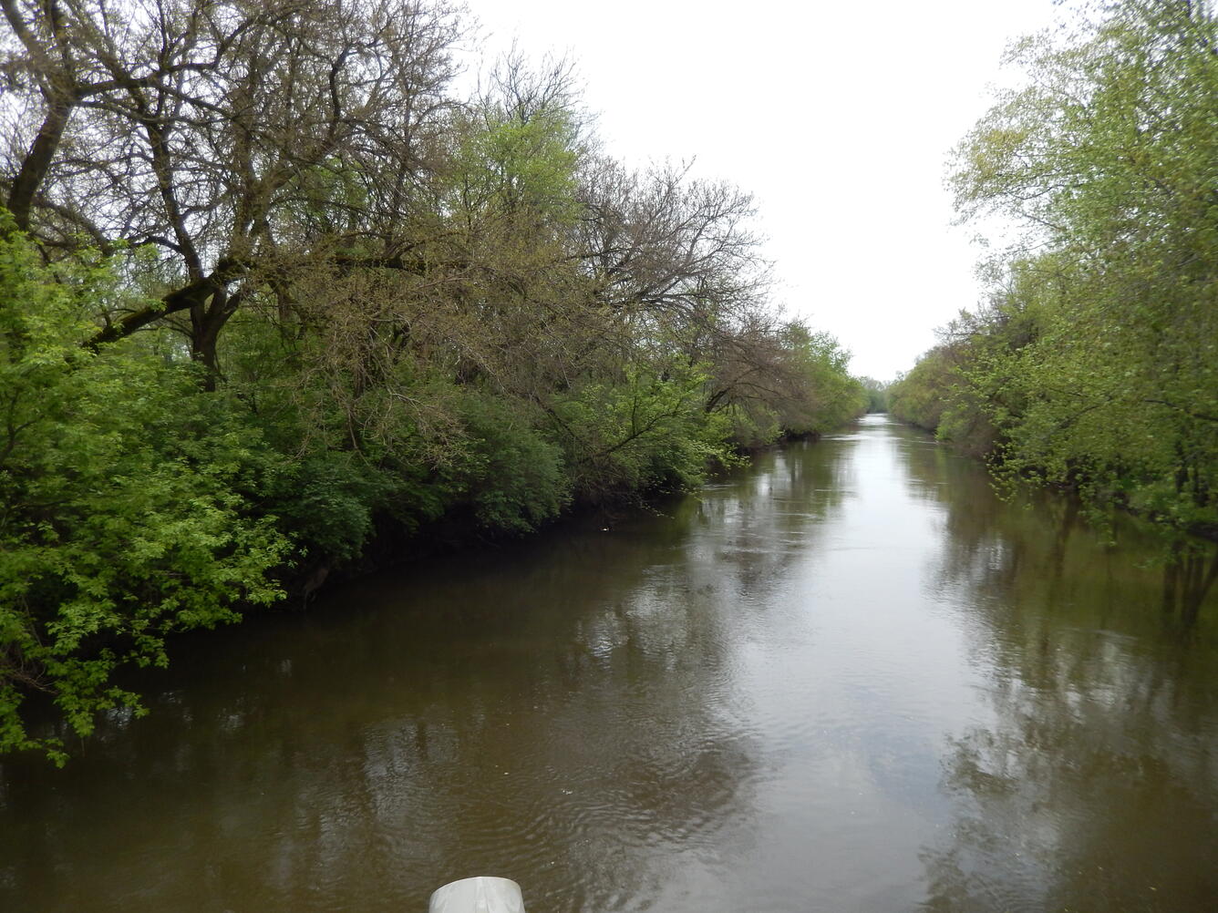 Kanakee River at Davis, IN - downstream of channel