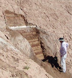 Photo of geologist, Scott Lundstrom