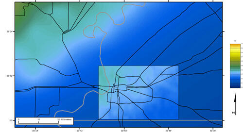 Memphis probabilistic seismic hazard map