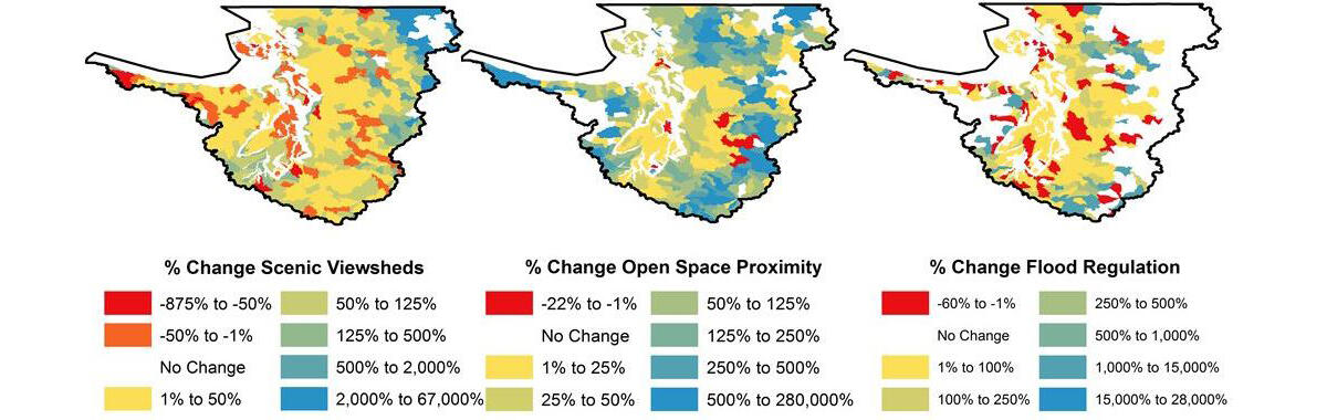 Image of land use changes can have major impacts on the services ecosystems.