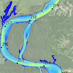 Lower Missouri river channel reconfiguration