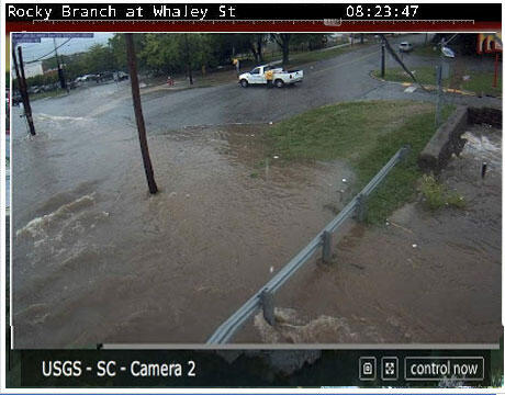 Webcam: Rocky Branch at Whaley St., Columbus, SC. (02169506)