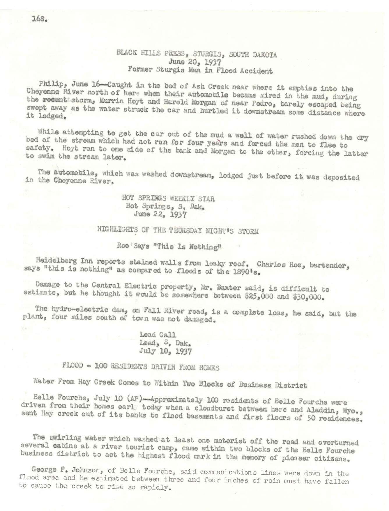 Black Hills Press (June 20, 1937) Page 168